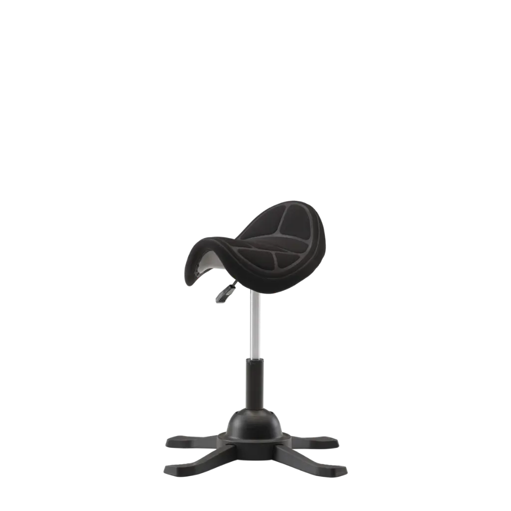[Saddle-L-ZW] Saddle chair (Zwart, 55cm - 69cm)